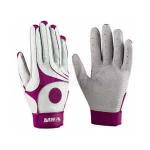 Gants de baseball professionnels pour adultes avec logo personnalisé OEM Vente en gros Équipement de frappe en cuir pour l'extérieur et le terrain extérieur - Product Image 6