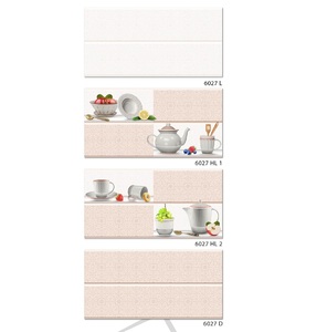 Azulejo de pared de cerámica de diseño moderno de cocina de buena calidad de fábrica 30x60cm - Product Image 1