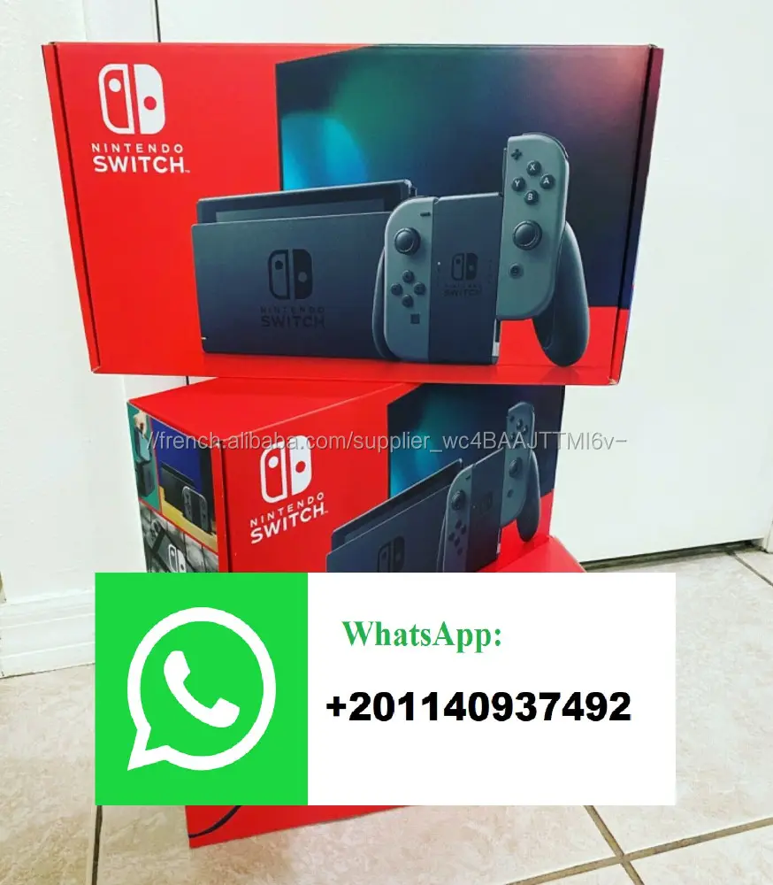 Nintendo Switch 32GB .. 2 free extra consoles.. 5 free games ..Contact on WhatsApp: +201140937492