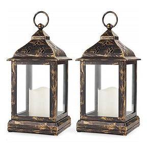 Lot de 2 lanternes intérieures et extérieures en métal Lanterne suspendue de luxe de qualité personnalisée pour Offre Spéciale - Product Image 1