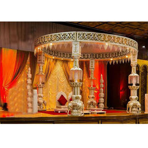 Boda hindú Elefante Pilar Mandap Alemania Elefante elegante Pilar Boda Mandap Boda exclusiva Elefante Pilar Mandap EE. UU. - Product Image 1