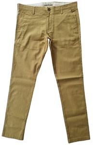 Pantalones de lino y algodón 100% para hombre, pantalón informal, elástico, estilo Regular, lavado Enzimático - Product Image 6