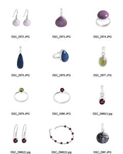 Granate Natural 925 Plata de ley de piedras preciosas al por mayor hecho a mano estilo real colgante joyería - Product Image 4