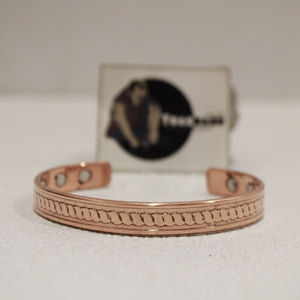 Chain Design Copper Woven <b>Cuff</b> Bangle <b>Bracelet</b> Cufflink or Cufflinks in New <b>Fashion</b> Design for Women to Look Attractive - Product Image 2