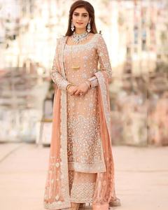 ชุดเดรสปาร์ตี้งานแต่งงานพาลาซโซเคอร์ตาชุดทางการสไตล์อินเดียแบบชาวปากีสถานที่สง่างาม2025 - Product Image 1