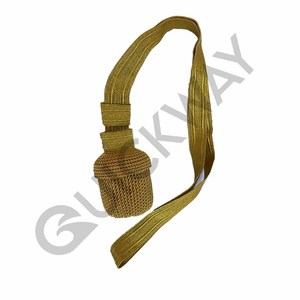 Nouveau noeud de sabre personnalisé en or noeud de portepee de cérémonie britannique noeud de sabre de cérémonie confortable à vendre - Product Image 1