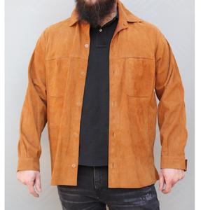 Chaqueta informal de piel de cordero para hombre, chaqueta de moda de lujo, color marrón, con piel Original, en todos los colores, nuevo diseño clásico, 2020 - Product Image 1