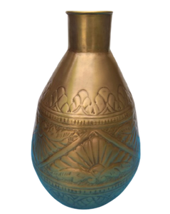 Wholesale Finest Quality Aluminum Gold Plated Flower <b>Vase</b> Customized Size/Shape Handmade Modern <b>Decorative</b> <b>Vase</b> - Product Image 2