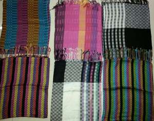 Écharpe longue d'hiver 100% viscose, écologique, fil teint, design décontracté pour le sport et l'usage quotidien - Product Image 5