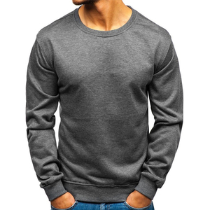 Sweat-shirts en molleton pour hommes, grande taille, col rond, personnalisés, 100% polyester, broderie vintage, embossés, poids lourd, pour l'hiver - Product Image 1