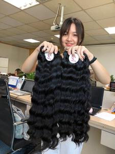 ผมเรมี่จากแคมโบเดียนผมต่อแบบผมลอนตรงและผมบริสุทธิ์ - Product Image 2