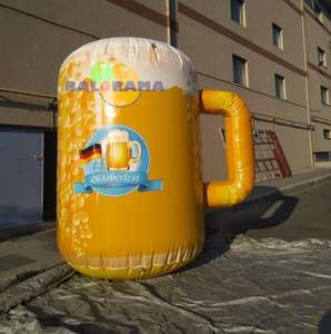 Globo publicitario inflable, vaso de cerveza, 3 metros - Product Image 3