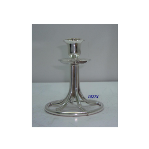 Bougeoirs en aluminium avec miroir décoratif pour la maison et le bureau - Product Image 1