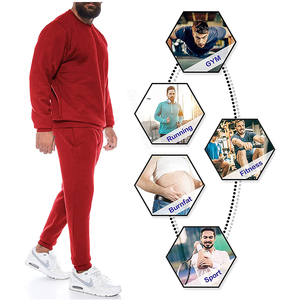Logo personnalisé sueur costume privé étiquette sweat suit set pour hommes Offre Spéciale produits - Product Image 4