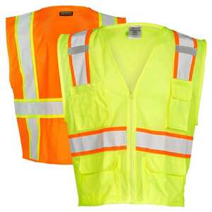 Yi-vis — gilet de sécurité jaune et Orange, avec impression ou broderie personnalisés, Logo de sécurité réfléchissant pour vêtements - Product Image 1