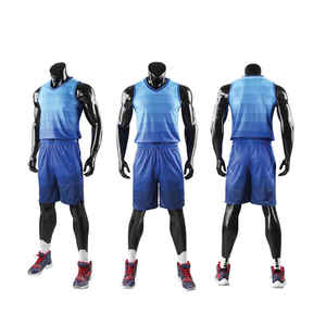 Vente en gros OEM ODM, uniforme de basket-ball pour hommes personnalisé, respirant, antibactérien, séchage rapide, broderie sublimée, marque personnalisée - Product Image 3