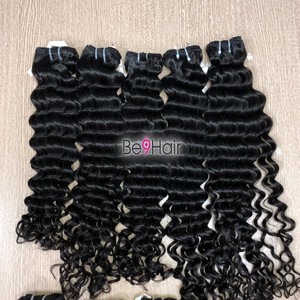ที่มีคุณภาพสูงเวียดนามเวอร์จินเรมี่มนุษย์ต่อผมลึกหยักรวมกลุ่มเครื่องคู่ผ้าในราคาขายส่ง - Product Image 6