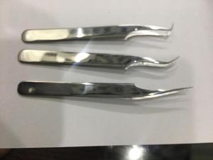 Juego de pinzas de acero inoxidable para el cuidado de la belleza, juego de pinzas de acero inoxidable con recubrimiento de Color arcoíris, estilo ruso, 4 unidades - Product Image 6