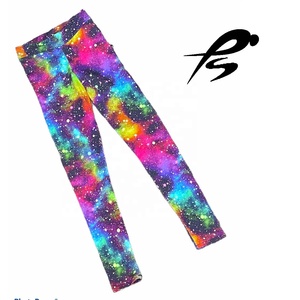 Leggings de sport imprimés pour femmes, taille mi-haute, extensibles dans les quatre sens, en Spandex/Polyester, avec cordon de serrage, pour la course et le yoga - Product Image 3