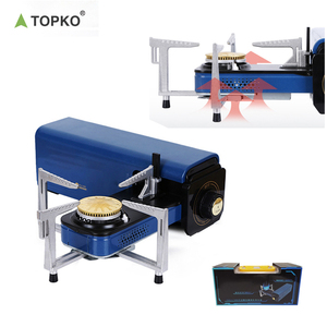 <span class=keywords><strong>Estufa</strong></span> de Camping Compacta de <span class=keywords><strong>Butano</strong></span> TOP22038049, Plegable, de 1.8 kg, <span class=keywords><strong>Azul</strong></span>, Portátil, para Cocinar al Aire Libre y Senderismo - Product Image 2