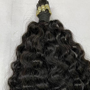 Perruques à cuticules 100% vierges alignées, zéro perte de cheveux, queue de cheval avec Clip, pointes serrées, bouclées, 10 pièces, cheveux naturels raides et ondulés Ext - Product Image 2