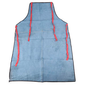 Delantal de soldadura de cocina industrial Uniforme de mezclilla de poliéster sin mangas con logotipo personalizado con correa para uso en restaurante - Product Image 2