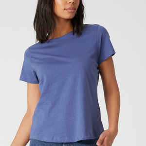 Camiseta OEM elegante para amantes de los jeans, estilo nuevo y popular 2021, 100% algodón, camiseta para mujer - Product Image 5