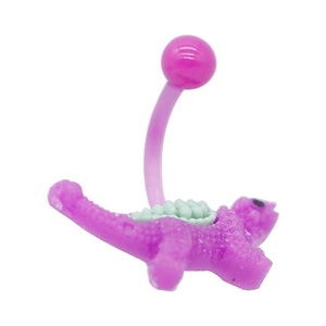 Nette schildkröte glow in <span class=keywords><strong>the</strong></span> dark Nabel/Bauch ring acryl körper schmuck - Product Image 3