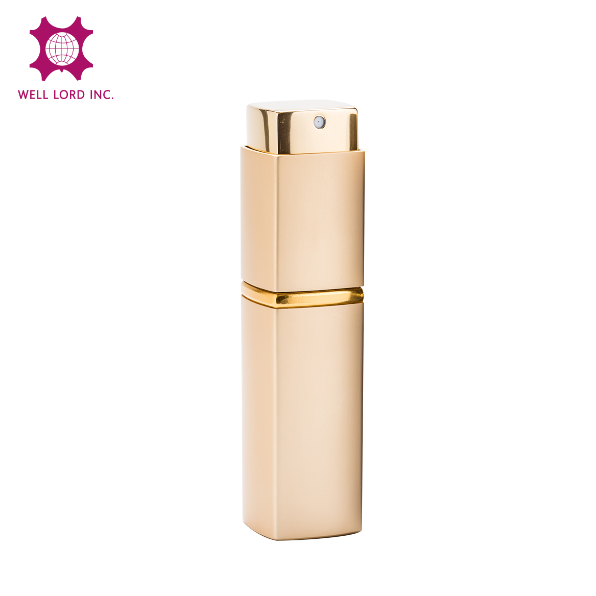 上品なデザインのブランドアルミ香水容器、空の20mlトラベルサイズ