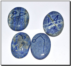 Get Online Lapis Lazuli Arch Angels Set : Lapis Lazuli Arch Angels Set for Sale - Product Image 1