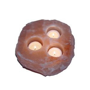 โคมไฟเกลือหิมาลัยธรรมชาติตกแต่งบ้านโลหะและเน้นงานแต่งงานบรรจุในกล่อง - Product Image 1