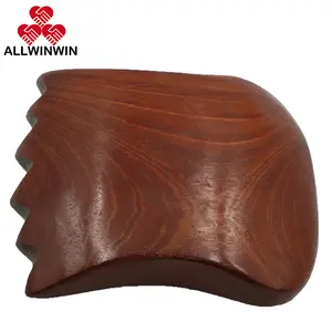 Công Cụ ALLWINWIN GST09 Gua Sha-Lược Gỗ Hồng Sắc Chuyên Nghiệp