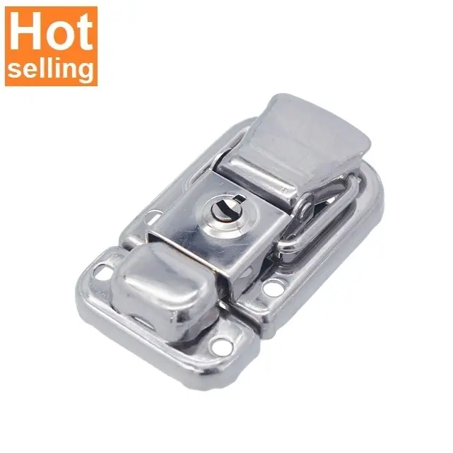 Kunden spezifische Sorte HC276 Verzinkung Silber Metall Hasp Latch Lock Hardware für Hersteller direkte industrielle Schrank gehäuse Schlösser