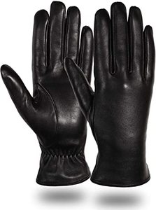 Protège-mains en cuir de mouton souple sur mesure avec doublure pour la course à pied et le jogging, printemps, automne, hiver, adulte, unisexe - Product Image 2
