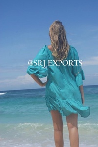 Seaside Latest <b>Boho</b> Floral Woven Lace Embroidered Long Sleeve Tunic Ruffle Evening Party Turkish <b>Summer</b> Beach Cover Mini <b>Dress</b> - Product Image 2
