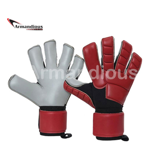 High Quality Professional Football Goalkeeper Gloves Thick Latex Breathable Printed Logo Soccer Keepers Gloves <b>Finger</b> Protection - Product Image 5