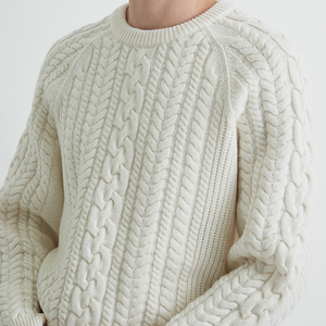 2021 hommes col haut cachemire laine tricots coupe ajustée hiver chaud pull vente chaude Jersey - Product Image 3