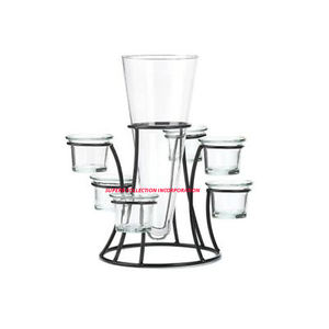 Portavelas de huracán de alambre de hierro hecho a mano de lujo, nuevo diseño para decoración del hogar y hoteles para bodas, decoración de mesa de Navidad - Product Image 1