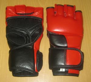 GAF Guantes de boxeo profesionales de medio dedo Bolsa de arena tailandesa Guantes de MMA de cuero real - Product Image 6