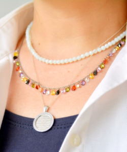 Argent Ayatul kursi Collier Zircon Ayatal Qursi Bijoux Coran Gravé Art Arabe Doa Écrit Cadeau Coran Mots Al Baqarah - Product Image 2