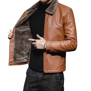 Chaqueta de piel de vaca pura para hombre, con piel pura original, nueva - Product Image 3