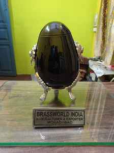 Urna Funeraria Americana de Latón Negra en Forma de Huevo, Estilo Brassworld India, para Adultos, Nueva y con Diseño Divertido - Product Image 6