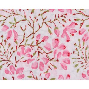 Tela de algodón suave con estampado de bloques indios a medida con estampado de flores para decoración del hogar, camisas, cubiertas, juguetes para niños - Product Image 5