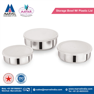 Tazón de almacenamiento con tapa de plástico - Product Image 2