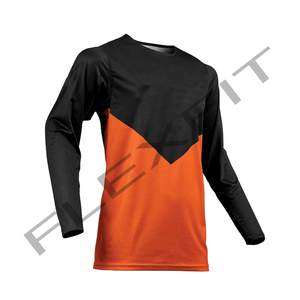 Camiseta de motocross de manga larga sublimada transpirable personalizada al por mayor camiseta de motocross de alta calidad - Product Image 3