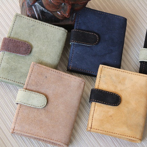 Elegante cuero genuino Real múltiples monedero hecho a mano cartera Unisex billeteras de los hombres - Product Image 1