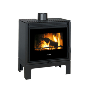 Estufa de Leña Independiente de Diseño Moderno, 690x390x790 mm, de Acero, Buena Eficiencia para Uso Interior en Dormitorios - Product Image 1