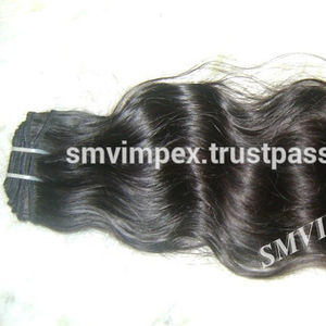 Extension de cheveux bruts indiens à cuticule alignée de l'Inde 100% cheveux vierges indiens purs, extension de tissage de cheveux humains de couleur naturelle - Product Image 2