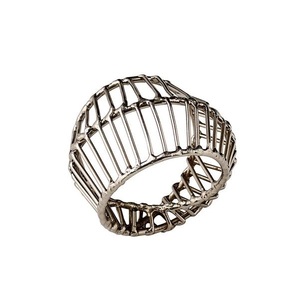 Anneau de serviette en métal luxueux Top vente anneau de serviette plaqué nickel concepteur classique anneau de serviette en métal décoratif - Product Image 1