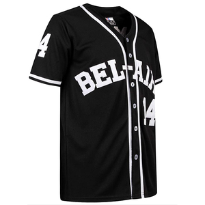 Baseball Uniform OEM Customize Breathable Blank Baseball Jerseys - Product Image 6